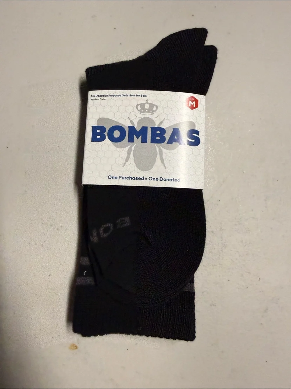Bombas Women’s Black Socks - Medium Size Medium NEW